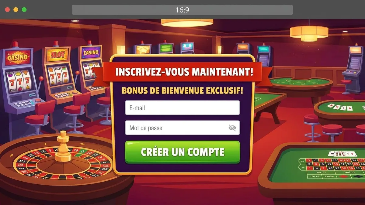 Inscription avec bonus